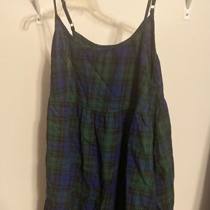 Wild Fable green and blue plaid dress.